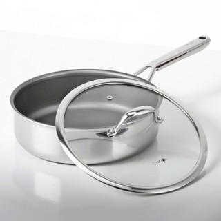 [Chính hãng] Chảo inox không dính vi điểm Oyatton 26cm [844] không cần căn nhiệt, đáy rộng thành cao
