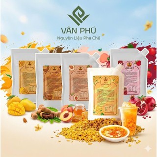 Túi Mứt Gấu LerMao - Siro LerMao 1Kg - Pha trà hoa quả thơm ngon, đậm vị, màu sắc đẹp