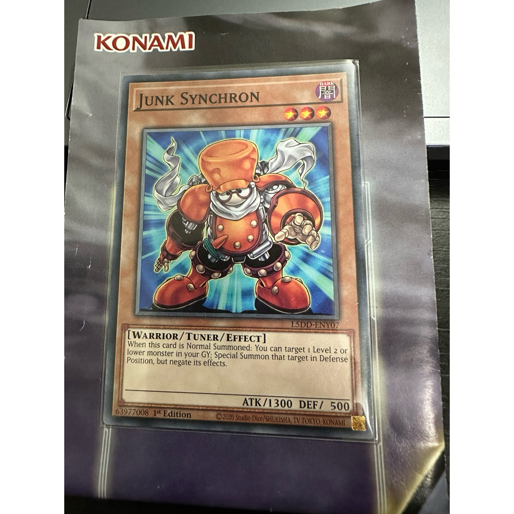 Thẻ bài Yugioh Junk Synchron (Real Card)