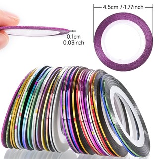 Combo 5 Dây Kim Tuyến Sợi Trang Trí Móng Tay