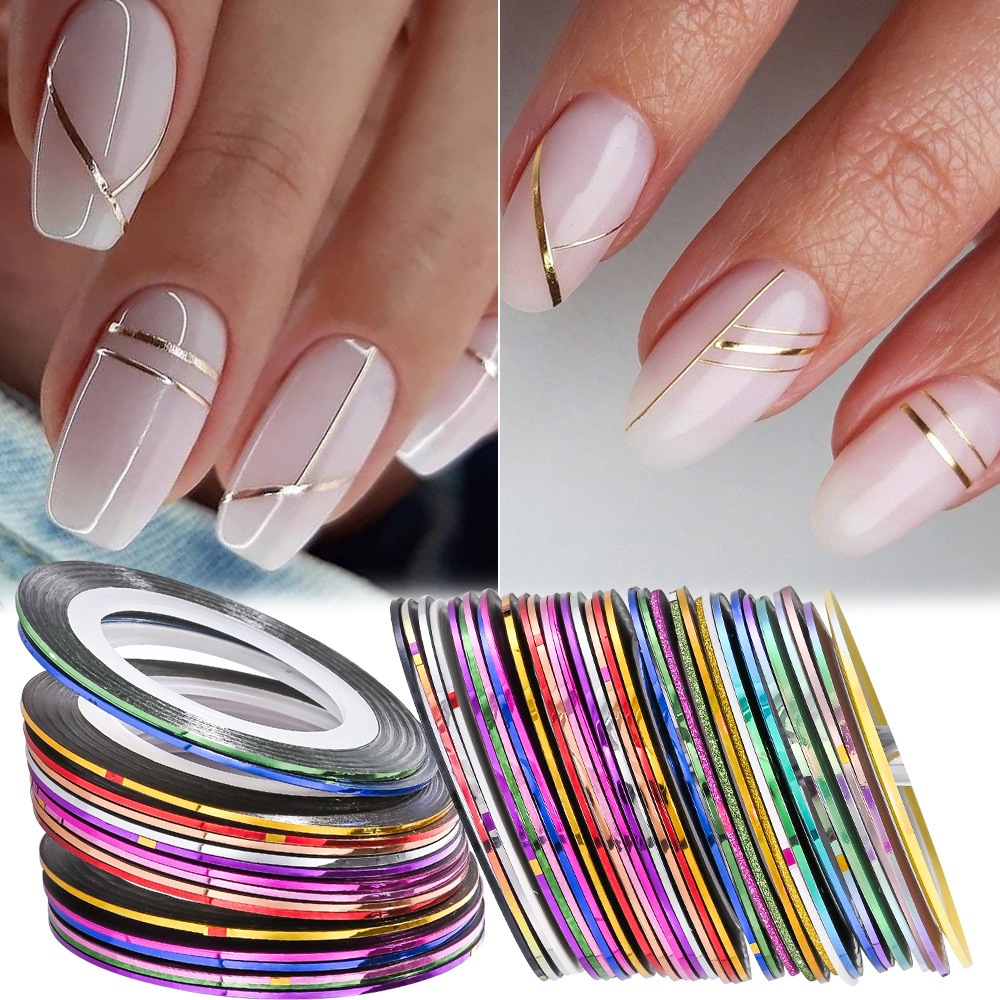 Combo 5 Dây Kim Tuyến Sợi Trang Trí Móng Tay