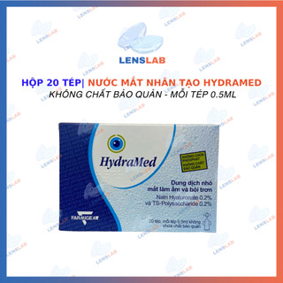 Nước Mắt Nhân Tạo HydraMed Không Chất Bảo Quản - Hộp 20 tép