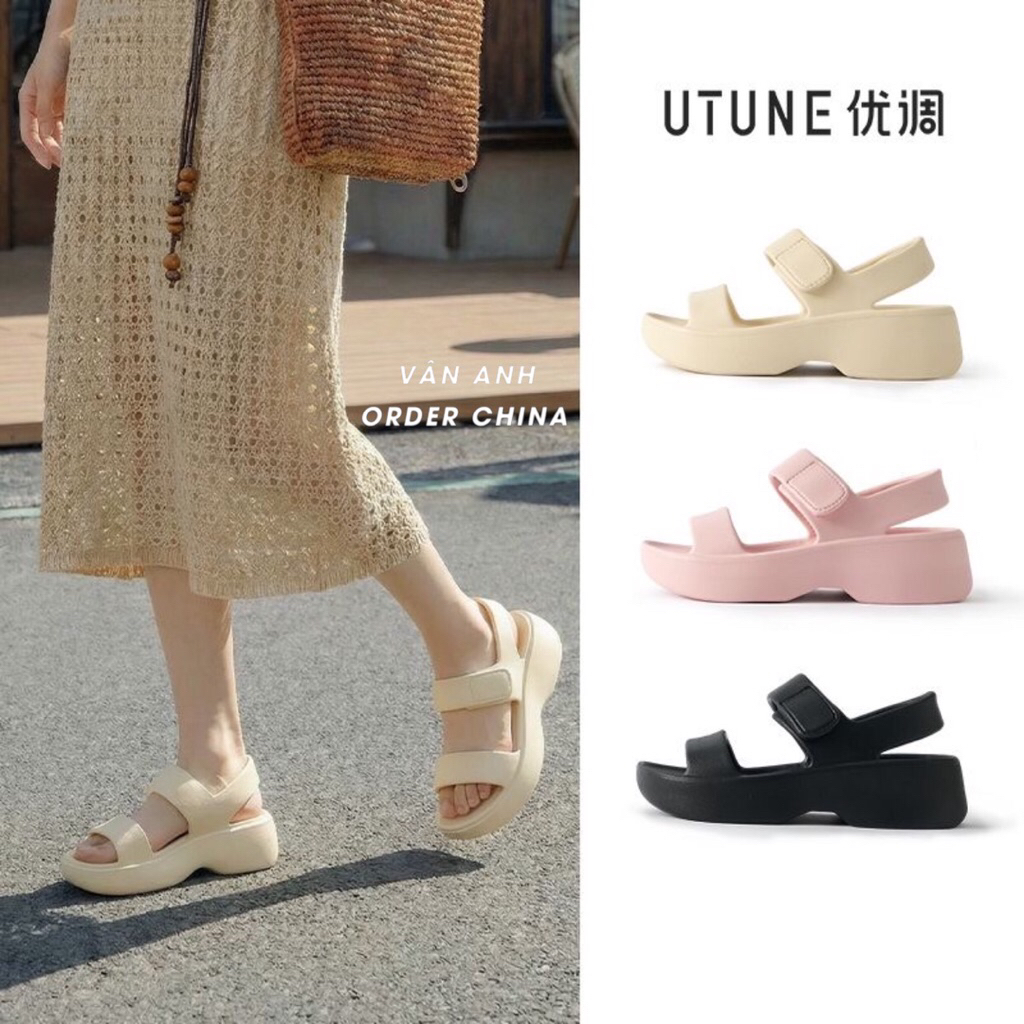 🌿 SANDAL ĐẾ CAO UTUNE – NHẸ ÊM, TÔN DÁNG CỰC XINH
