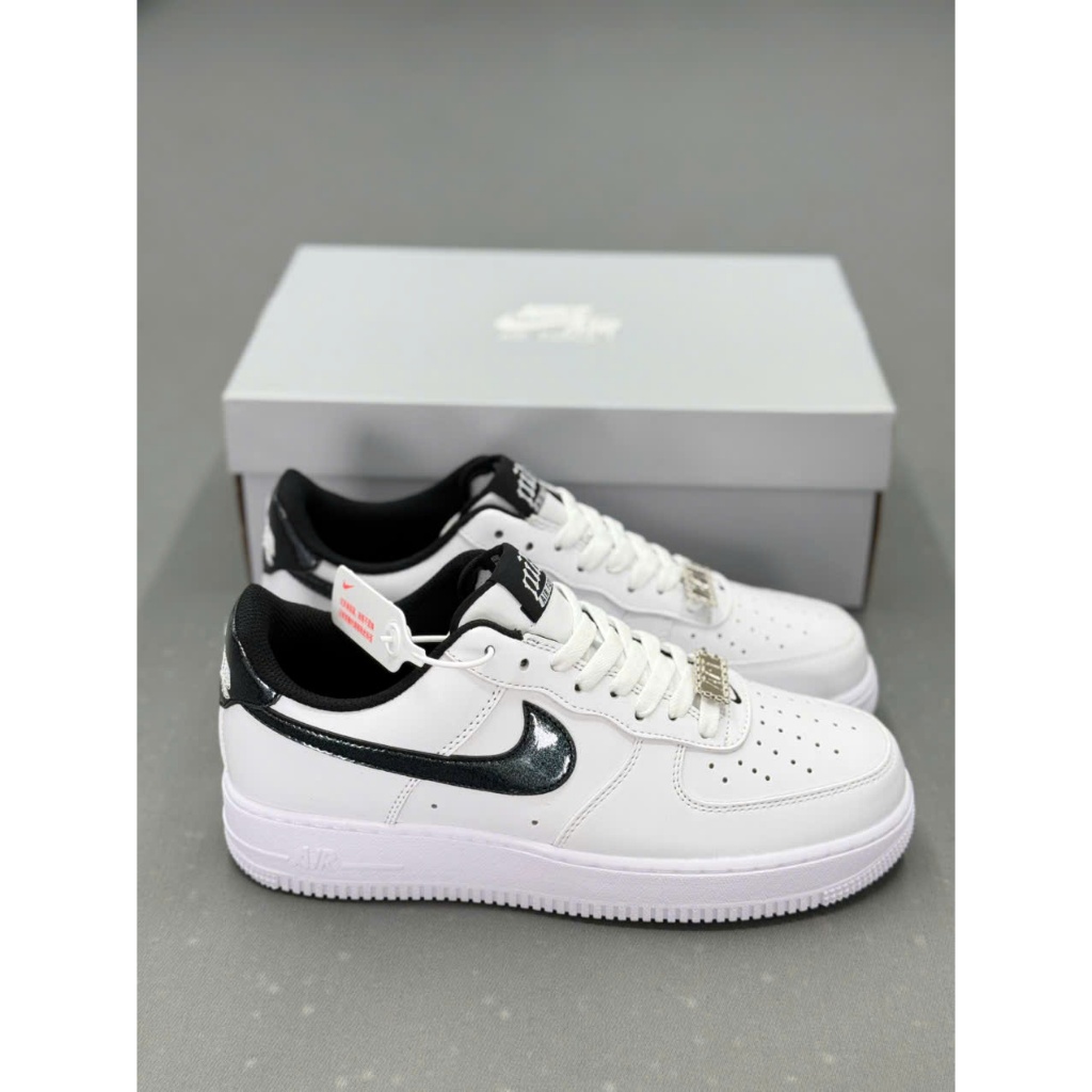 [Hàng Chính Hãng] Giày Nke Air.Force 1 Low Cổ Thấp Trắng Vệt Đen V3 2026 Cực Đẹp Cho Nam Và Nữ