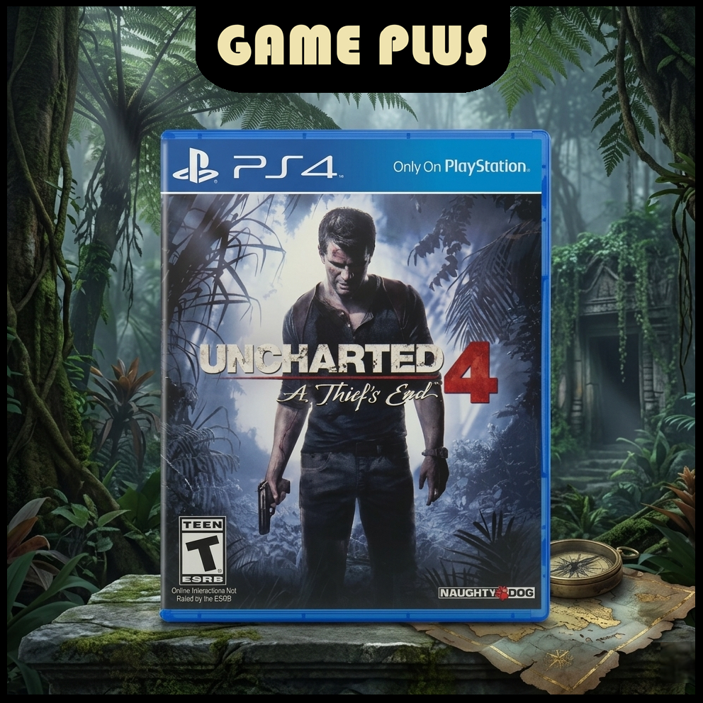 Đĩa Game 2ND Uncharted 4 cho máy PS4 PS5
