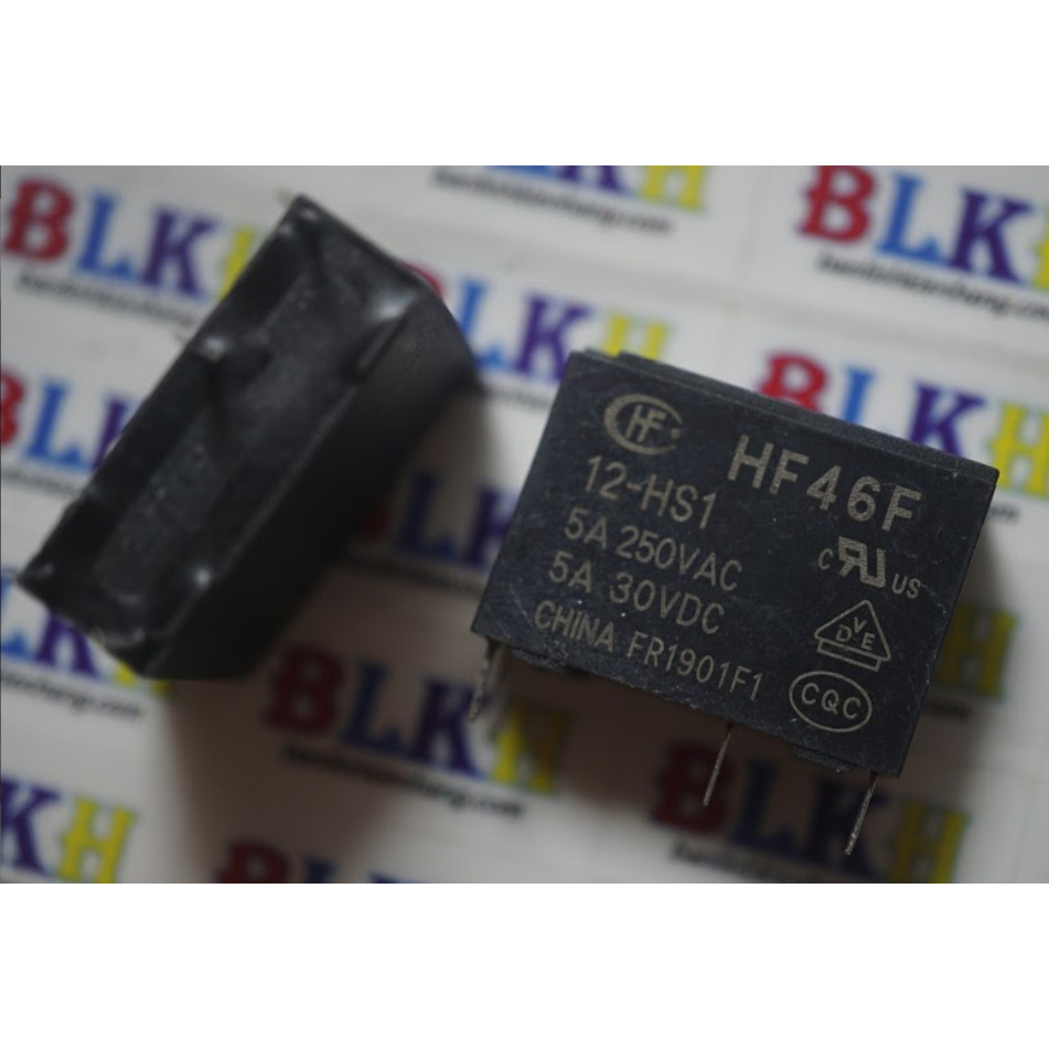 Relay HF46F 12-HS1T 5A 12V SIP-4 chính hãng.