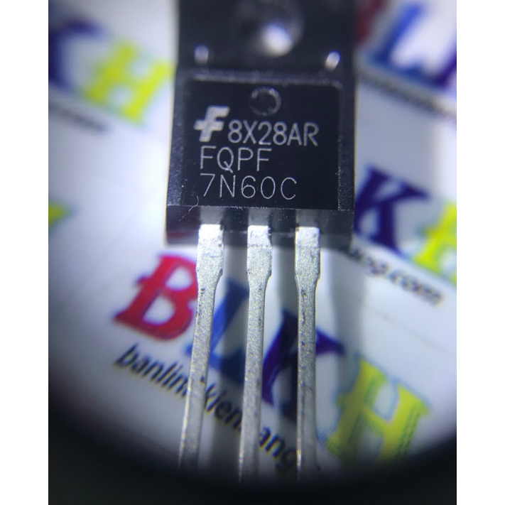 IC Mosfet kênh N FQPF7N60C 7N60C 7A 600V TO-220F.