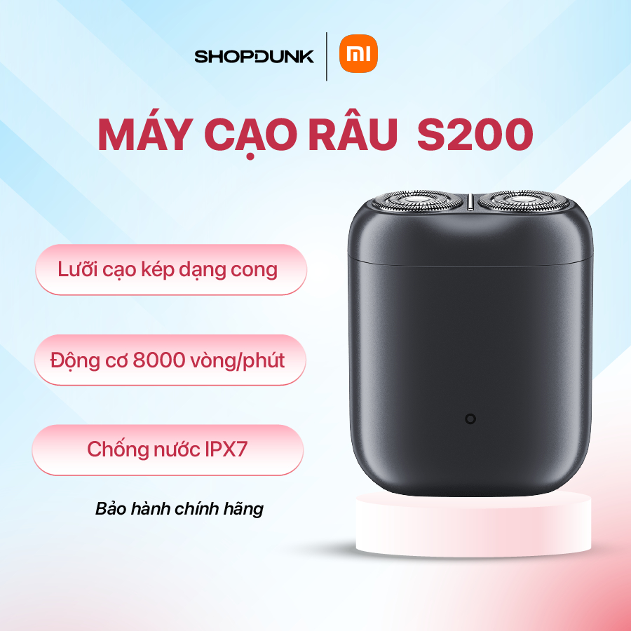 Máy Cạo Râu Điện Xiaomi Electric Shaver S200 | Bảo Hành Chính Hãng