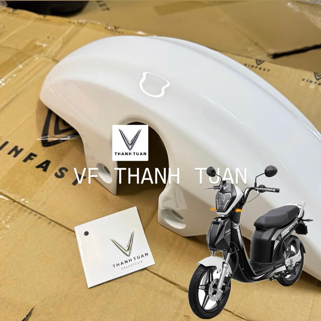 [ CHÍNH HÃNG VINFAST ] Chắn Bùn Phía Trước Xe LUDO Màu Trắng
