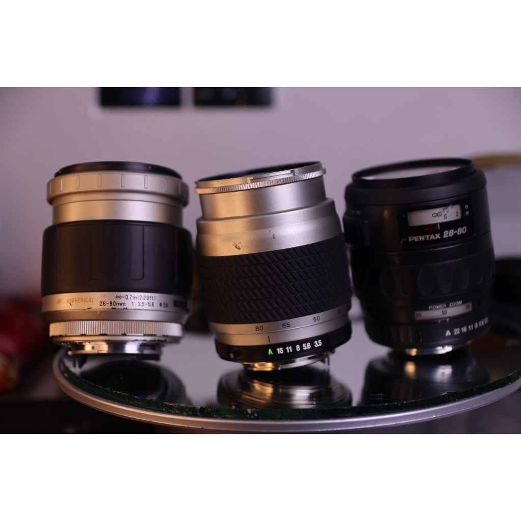 Lens Pentax 28-80mm - Lens Pentax 28-105mm (hoạt động)