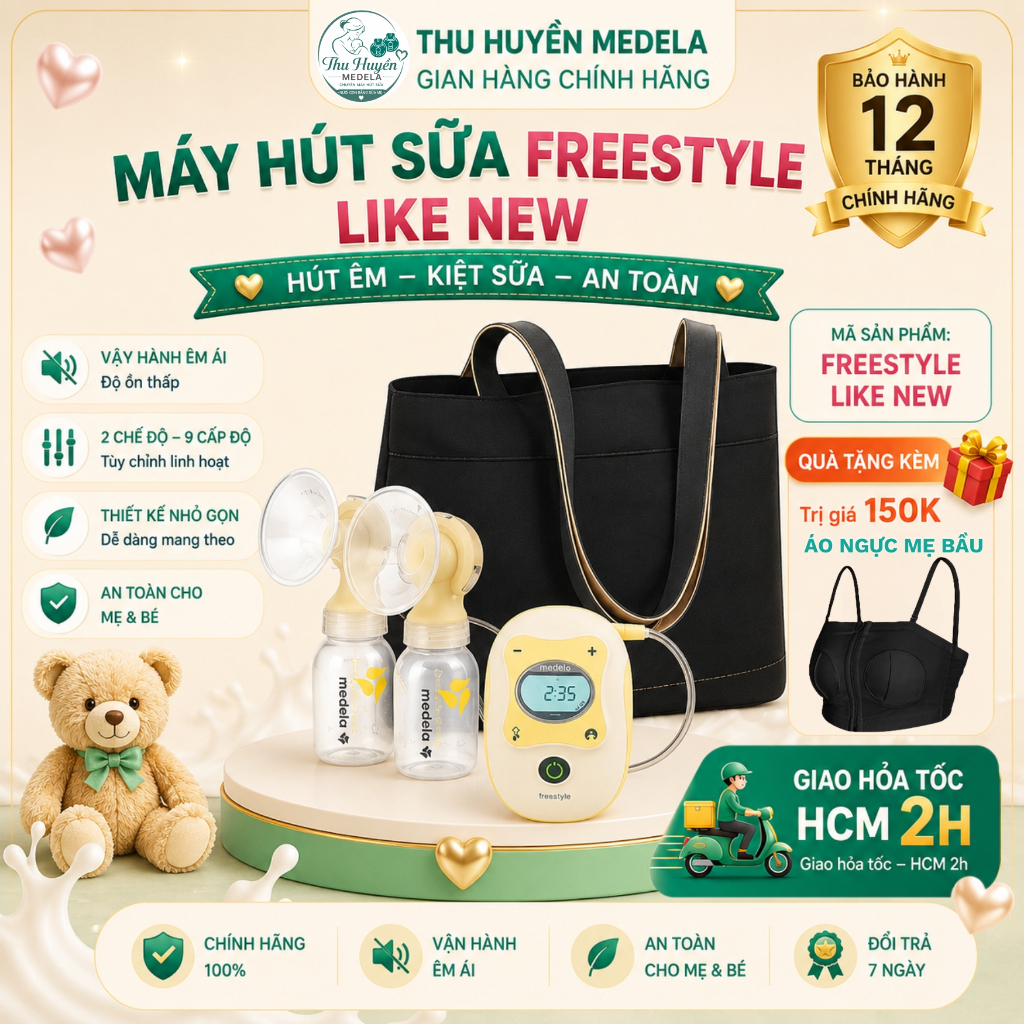 Máy Hút Sữa Medela Freestyle Bản Đầy Đủ - Chính Hãng Nhập Mỹ | Shop Thu Huyền Medela