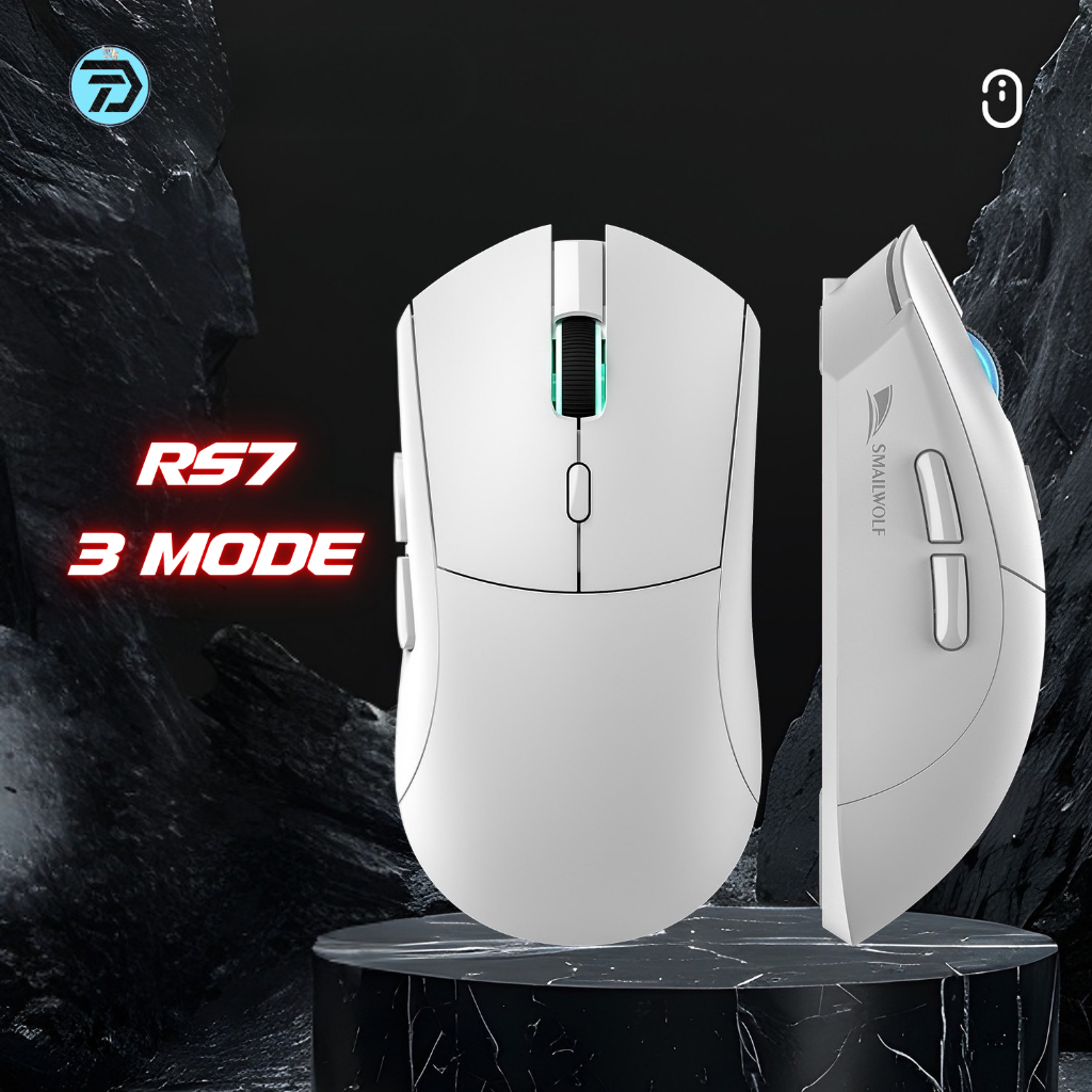 [Trần Đạt Computer] Chuột Gaming Không Dây Smailwolf RS7 - 3 Mode -20000 DPI - Chuyên Dụng Chơi Game | BigBuy360 - bigbuy360.vn