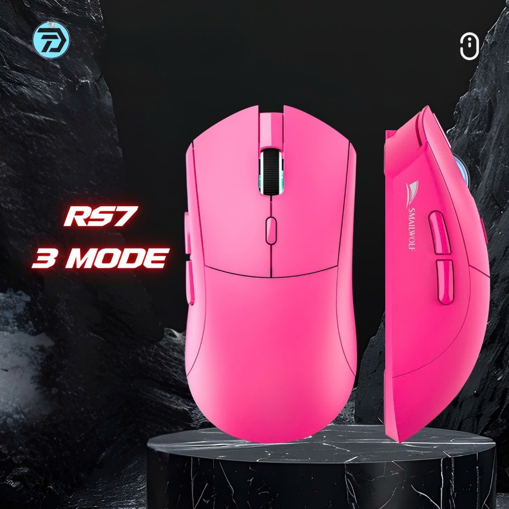 [Trần Đạt Computer] Chuột Gaming Không Dây Smailwolf RS7 - 3 Mode -20000 DPI - Chuyên Dụng Chơi Game | BigBuy360 - bigbuy360.vn