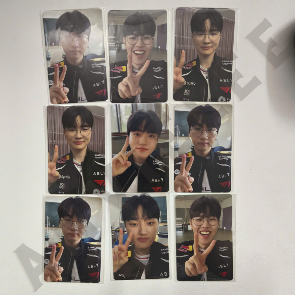 Thẻ bo góc Card T1 Homeground 2025 2026 Faker Oner Gumayusi Keria Doran Peyz