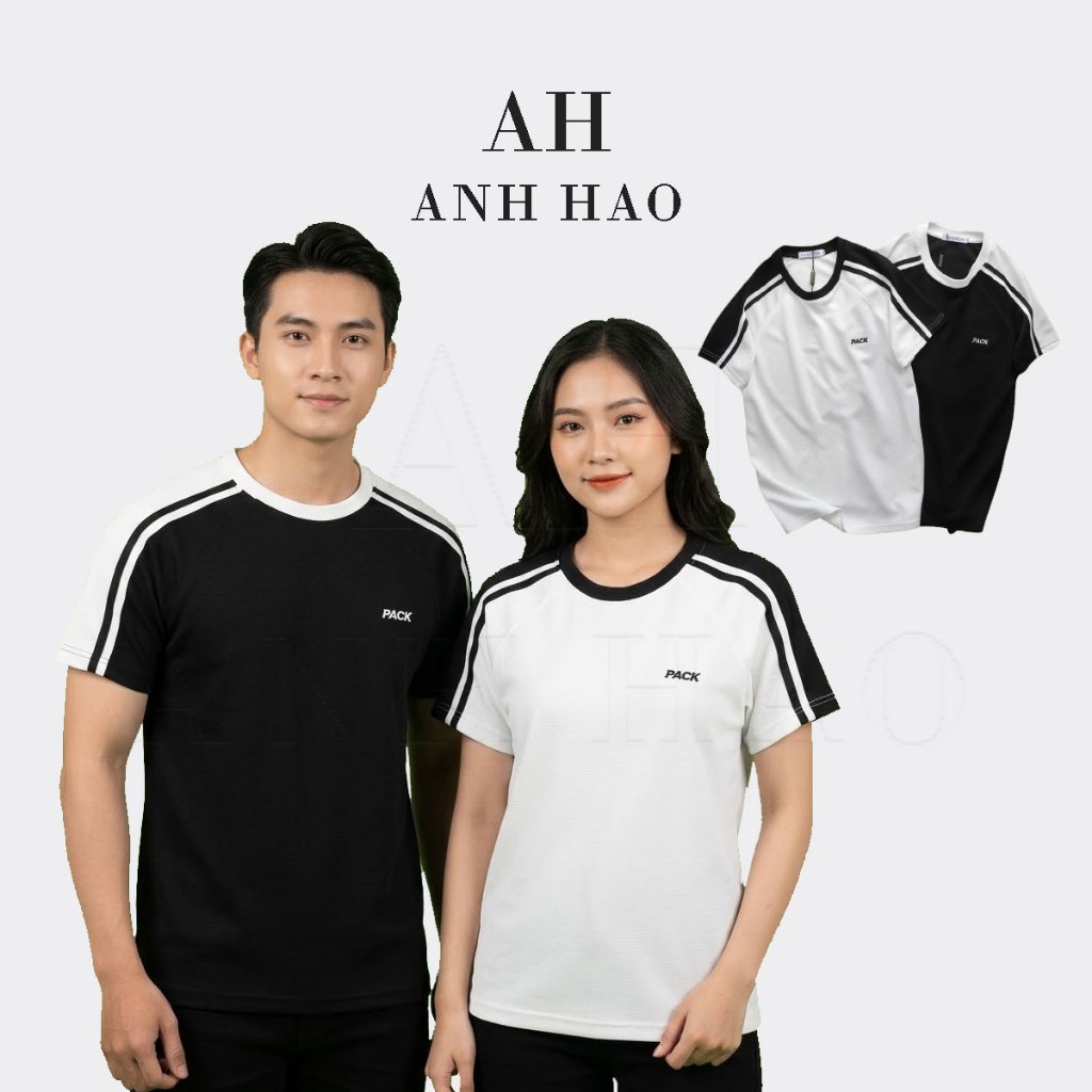 Áo Thun Nam Cổ Tròn vải cotton tổ ong mềm mại thoáng mát, cao cấp - Pack RL | AH STUDIO