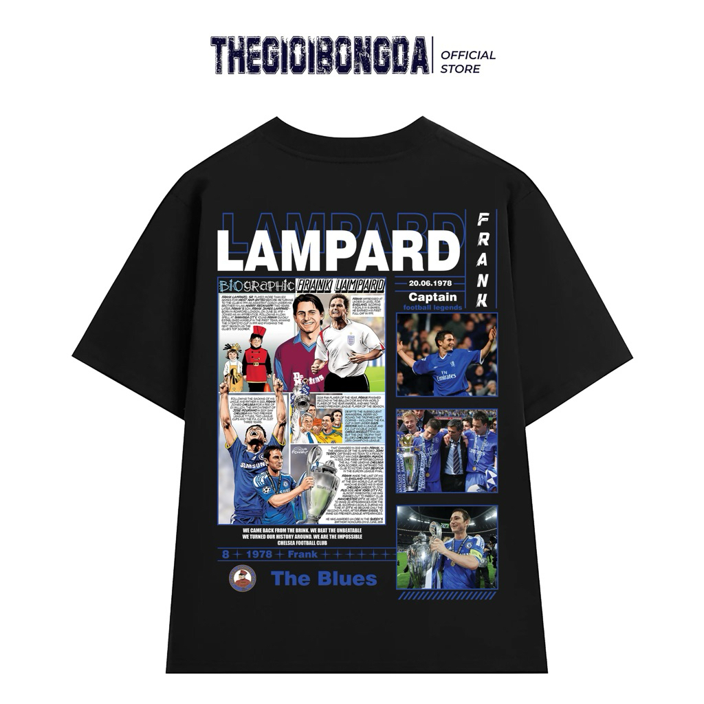[ New Arrival ] Áo Thun Form Big Boxy Frank Lampard – Thiết Kế Độc Quyền Son Nguyen Art UNISEX