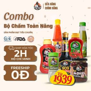 Combo Bộ Chấm Toàn Năng thương hiệu Ông Chà Và - Hàng Chính Hãng