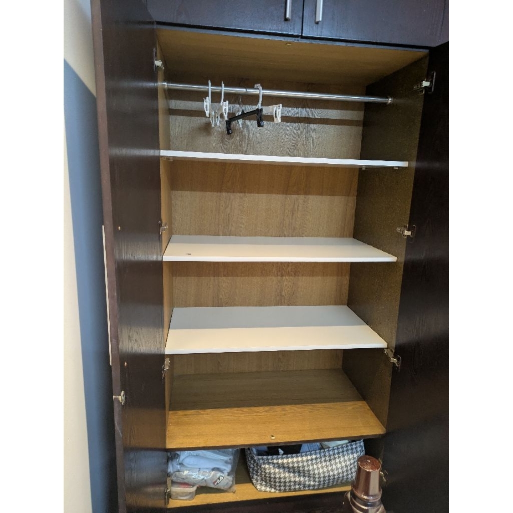TẦNG TỦ ÁO GỖ MDF CHỐNG ẨM PHỦ MELAMINE TRẮNG