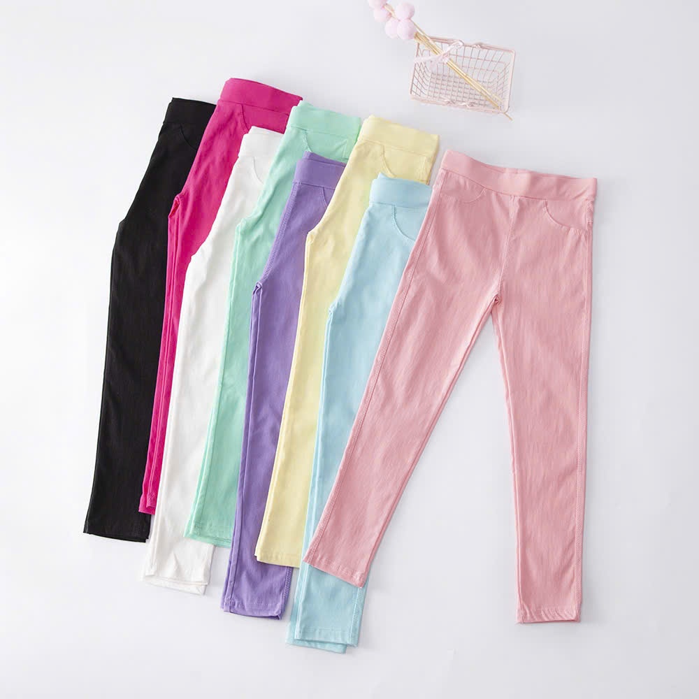 Quần tregging kaki cho bé gái BEESHOP D25038