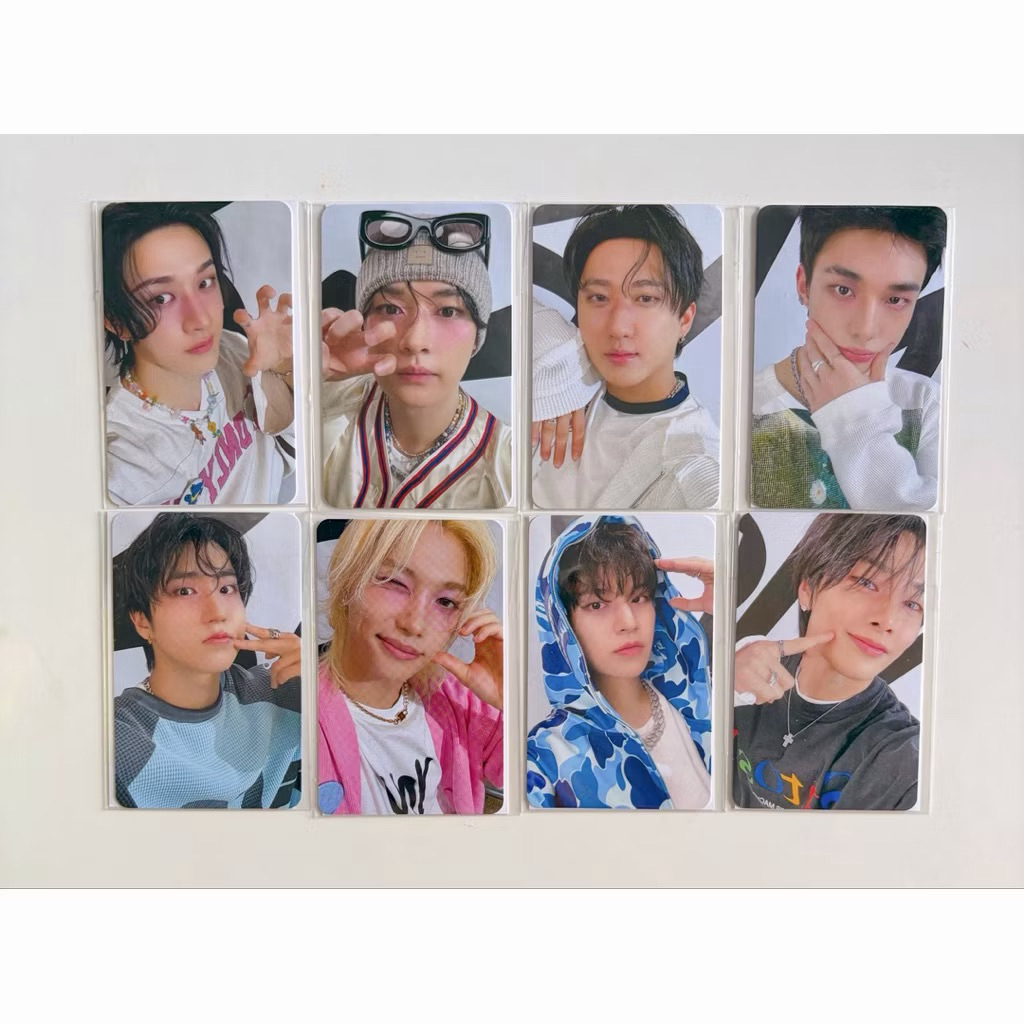[SẴN] SET OT8 PHOTOCARD SKZ Stray Kids World Tour dominATE : celebrATE POB Real Touch Photo Card
