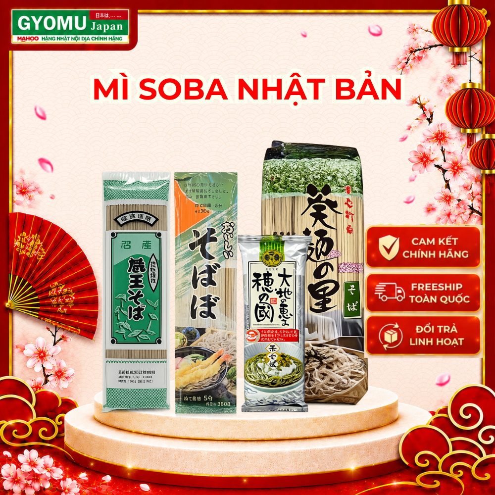 Mì Soba Asahi nhật bản, mì soba ăn liền nhật bản - Gyomu Japan