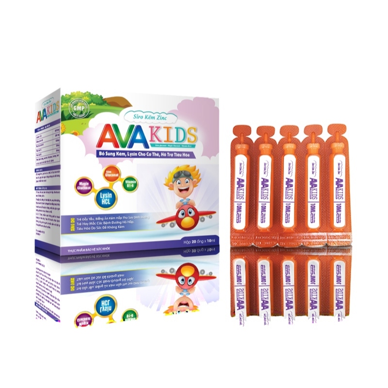 SIRO KẼM ZINC AVAKID – BỔ SUNG KẼM, LYSIN, HỖ TRỢ ĂN NGON & TĂNG ĐỀ KHÁNG