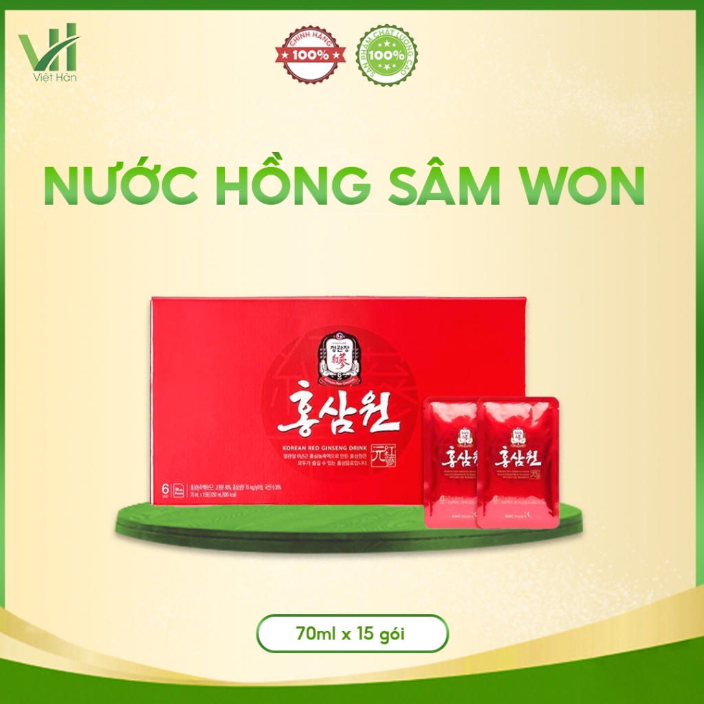Nước Hồng Sâm Won 70ml x 15 gói Jung Kwan Jang