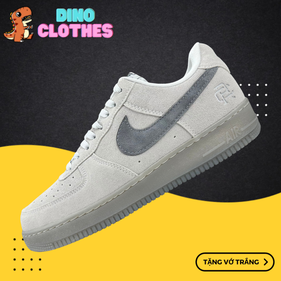 Giày Sneaker 𝓐𝓕1 Reigning Champ Xám Da Lộn - DinoSneaker99