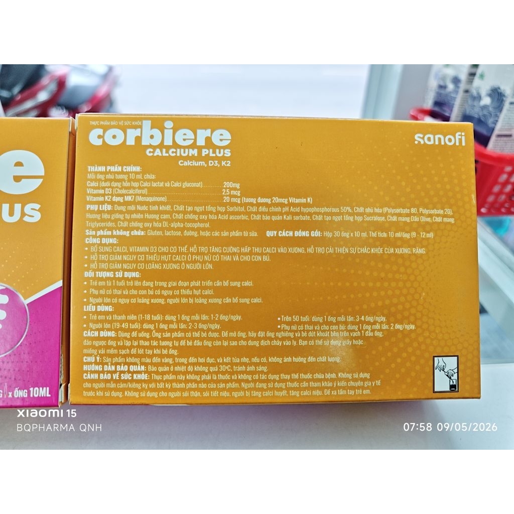 Calcium Plus Corbiere Sanofi