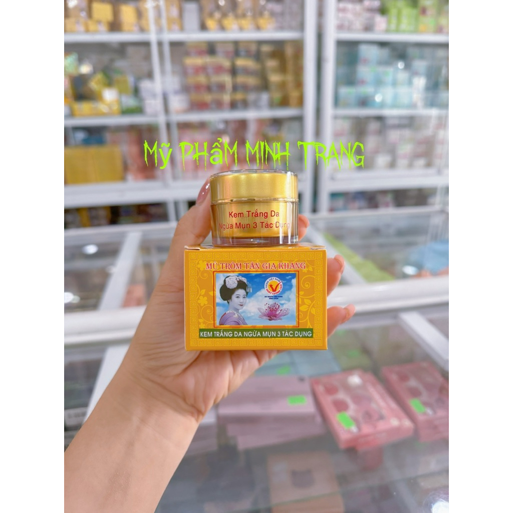 Kem Mủ Trôm TÂN GIA KHANG 6g Trắng Da Ngừa Mụn 3 Tác Dụng MŨ TRÔM