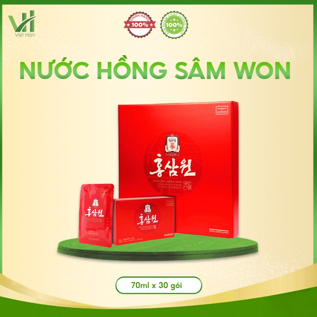 Nước Hồng Sâm Won 70ml x 30 gói Jung Kwan Jang