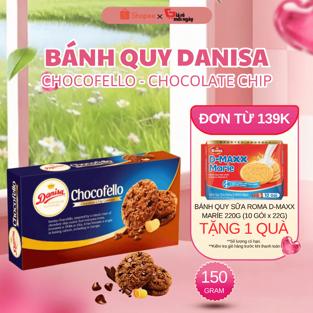 Bánh quy Danisa Chocofello 150g