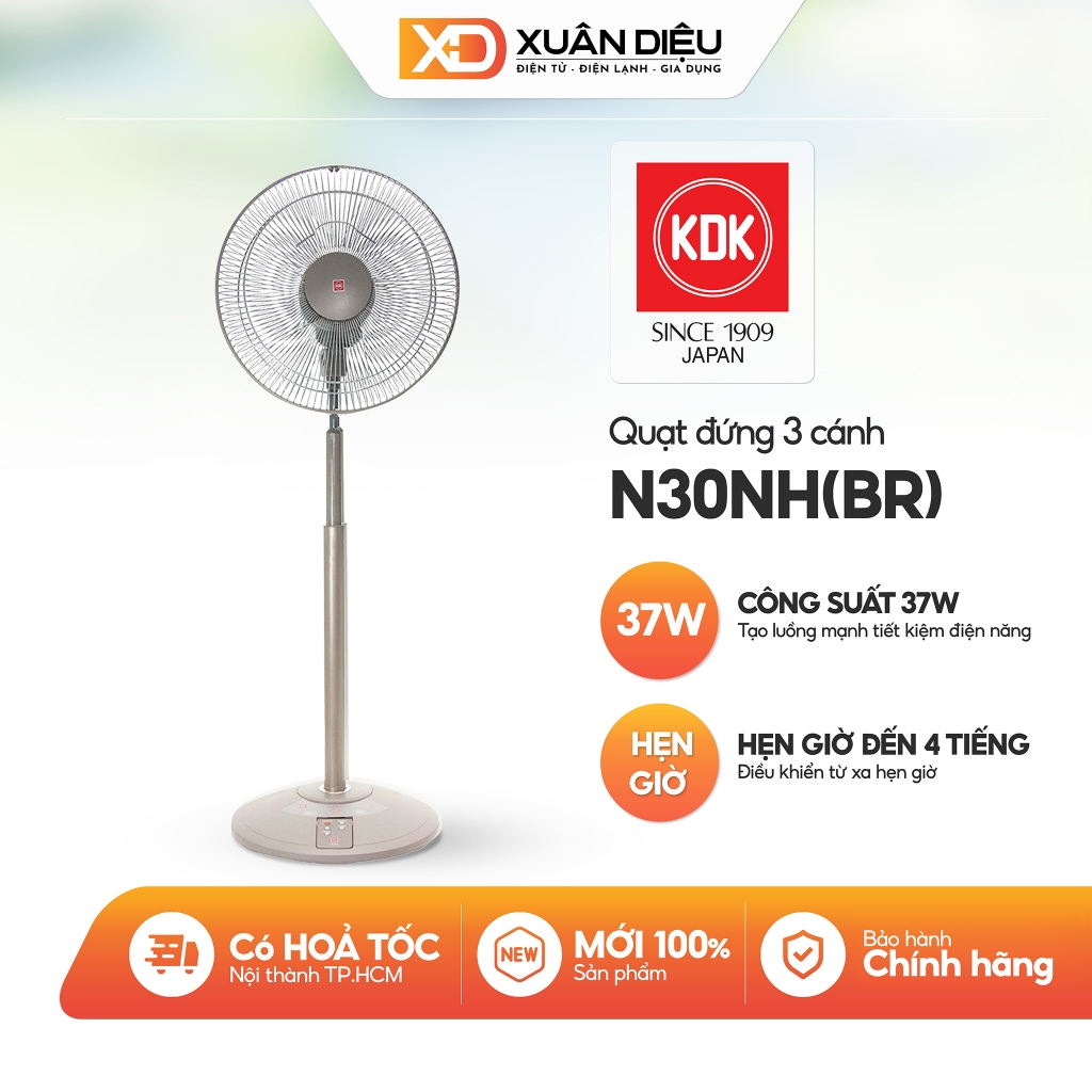 Quạt Lửng KDK N30NH(BR) | N30NH(GD) - Bảo Hành Chính Hãng