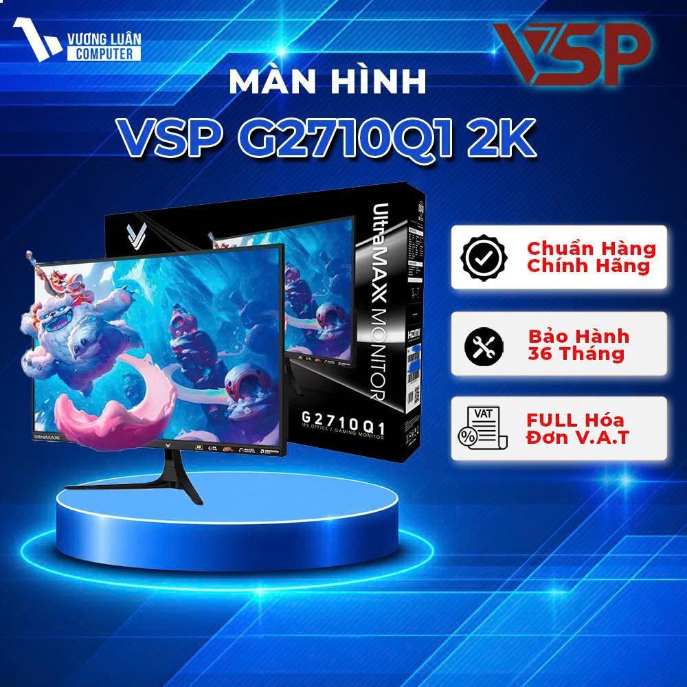 Màn Hình VSP G2710Q1 - 27 inch - 2K - IPS - 100Hz - Chính Hãng FULL.VAT giá tốt