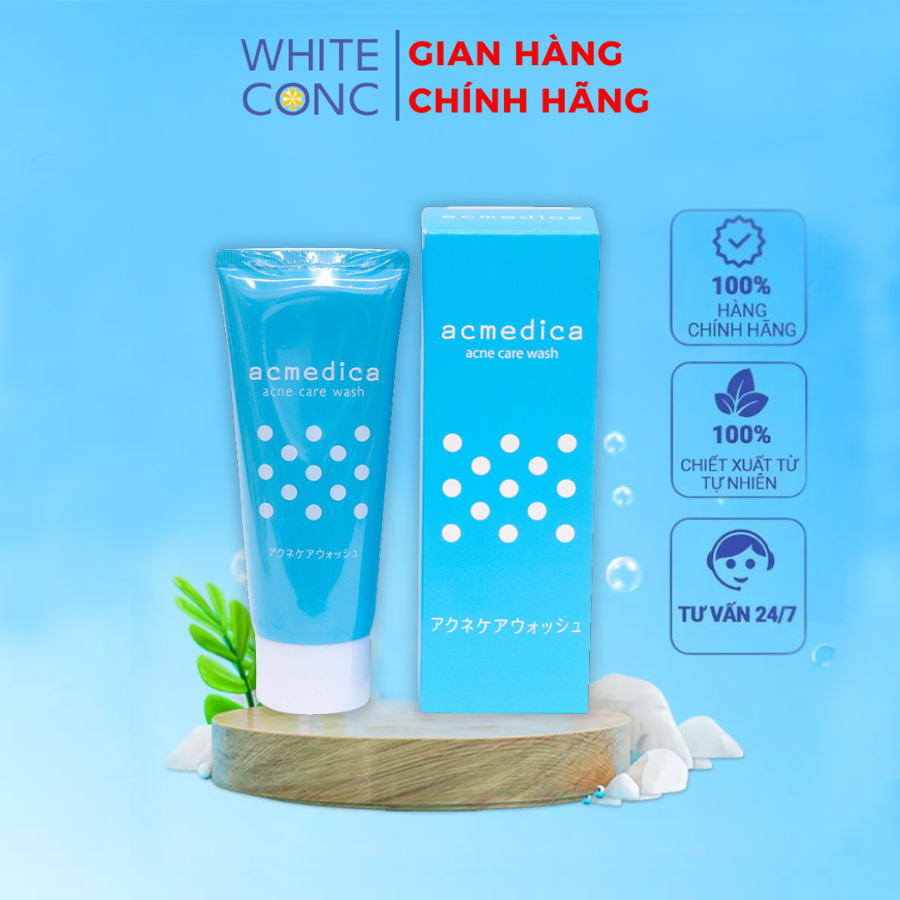 Sữa rửa mặt cho da dầu & mụn Naris Acmedica Acne Care Wash 100gr