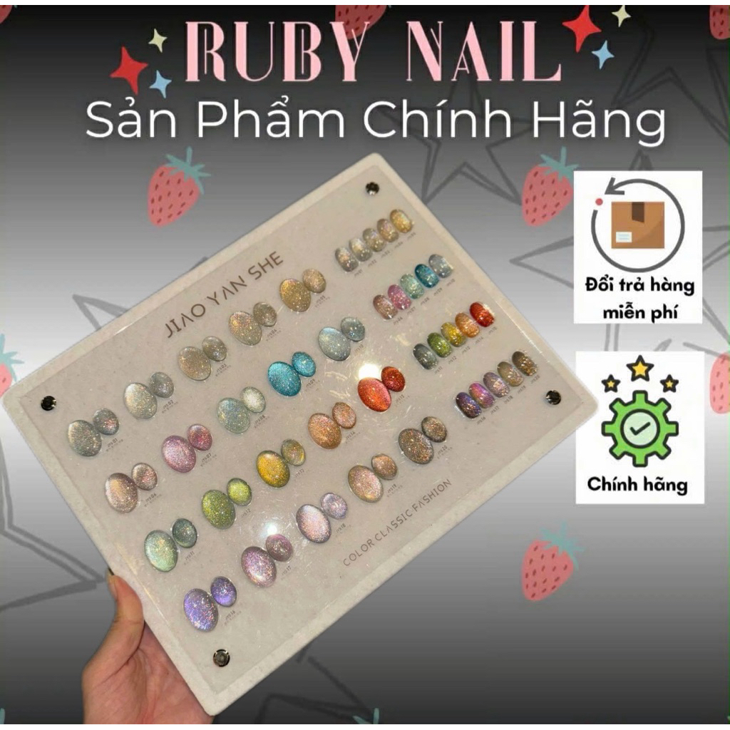 Set mắt mèo 20 màu JIAO YAN SHE