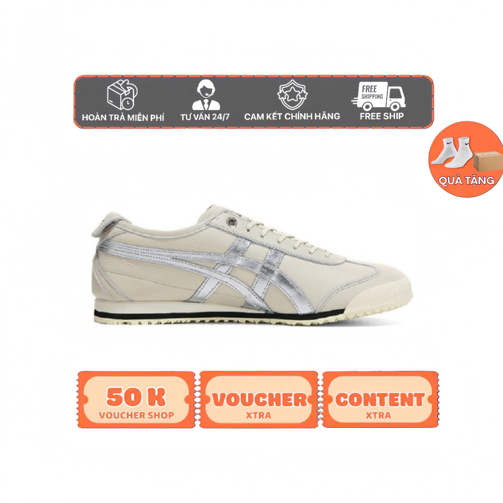 Giày Onitsuka Tiger Mexico 66 SD ‘Silver’ 1183A592-200