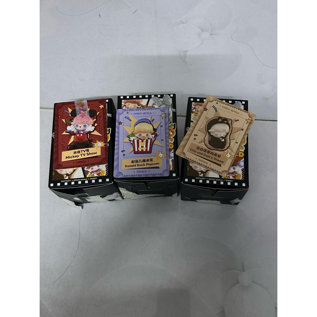 phụ kiện blindbox dimoo disney world check card