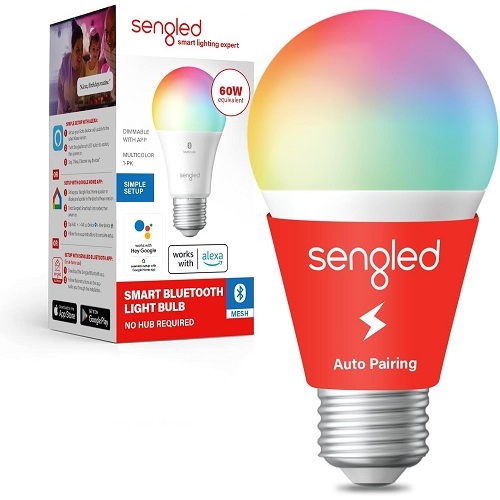 Bóng đèn thông minh đổi màu Bluetooth wifi Sengled Smart Light Bulbs, Color Changing Alexa/Bluetooth