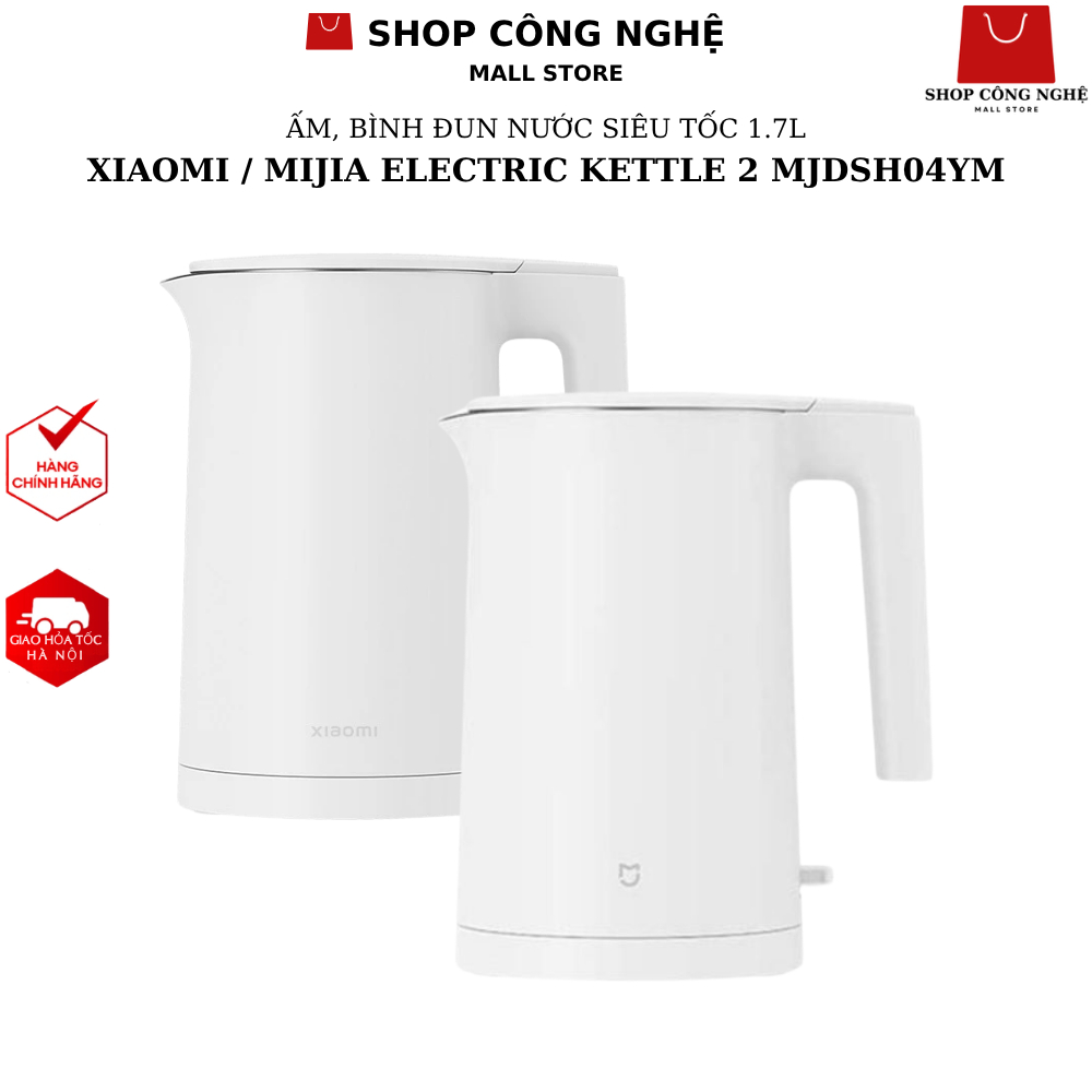 Ấm đun nước siêu tốc Xiaomi Mijia Electric Kettle 2 MJDSH04YM 1.7L công suất 1800W, miLife N5 -BH3th