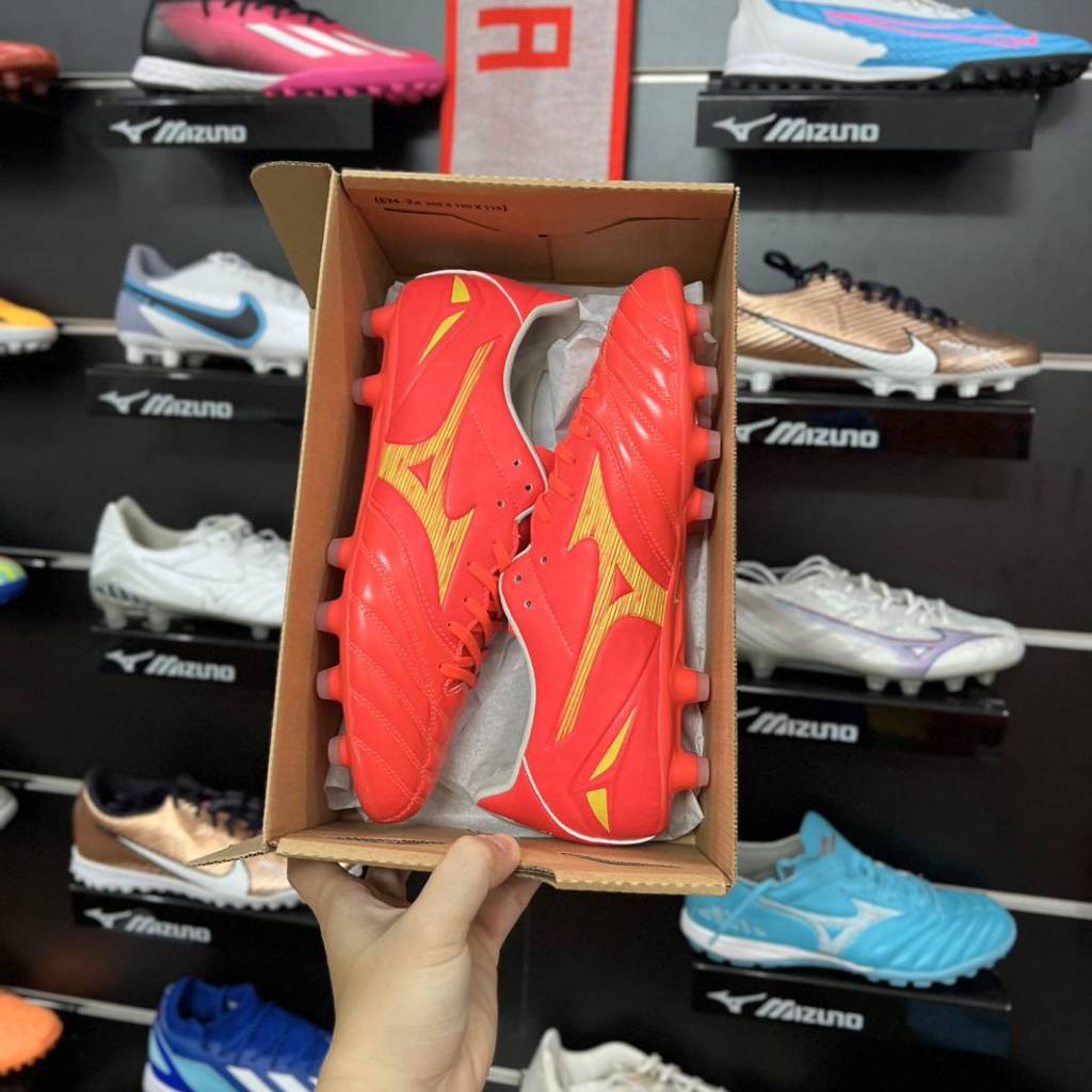 [Nhiều Màu] MIZUNO MORELIA NEO 4 PRO FG - Giày Đá Bóng Sân Cỏ Tự Nhiên Chính Hãng - Tặng Kèm Túi Tất