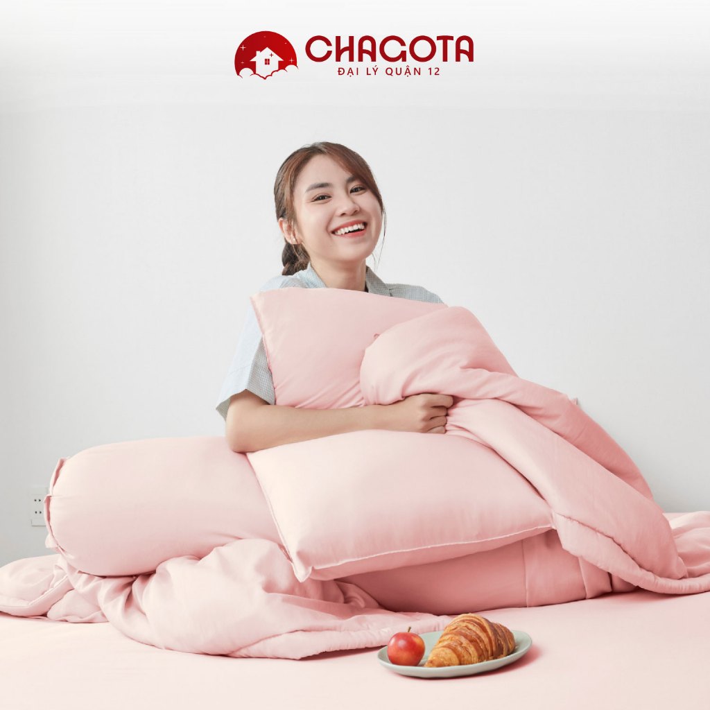 Bộ Chăn Ga Gối Lụa Silk Ice CHAGOTA, Khả Năng Vải Thấm Hút, Độ Mềm Mát cao, Thông Thoáng Mọi Mùa 1m6x2m 1m8x2m | BigBuy360 - bigbuy360.vn