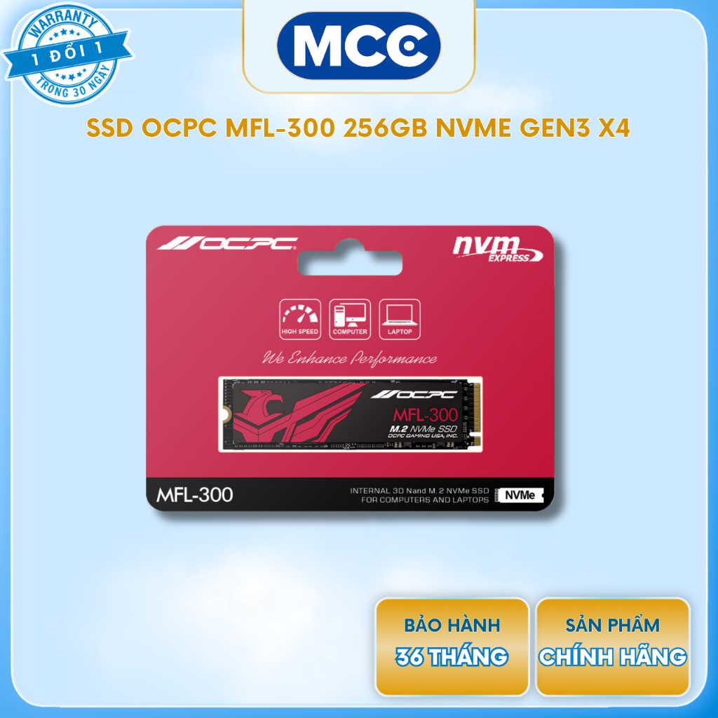 SSD OCPC MFL-300 256GB M.2 NVMe Gen3 x4