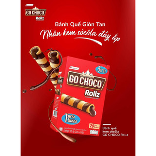 Bánh Ốc Quế Go Choco Rollz 250G