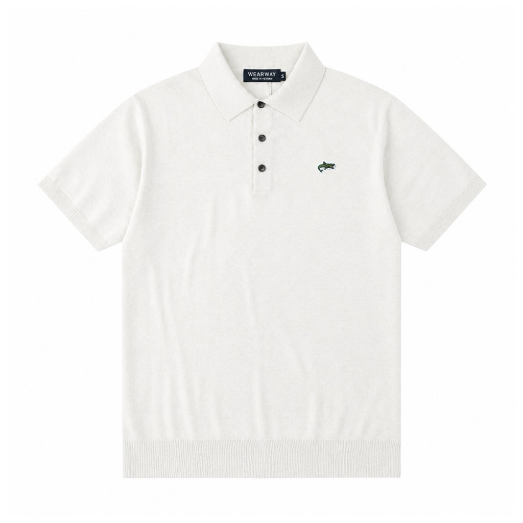 [ New Arrival ] Polo Len Trơn Cá Mập Cao Cấp By Wearway Chất Len Lông Thỏ Loại 1 Nam Nữ  Menswear