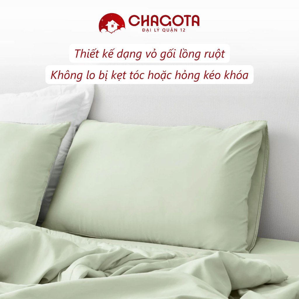 Bộ Chăn Gối 3 Món Silk Ice CHAGOTA, Công Nghệ Vải Vượt Trội, Thông Thoáng Mọi Mùa, Kháng Khuẩn Cao | BigBuy360 - bigbuy360.vn