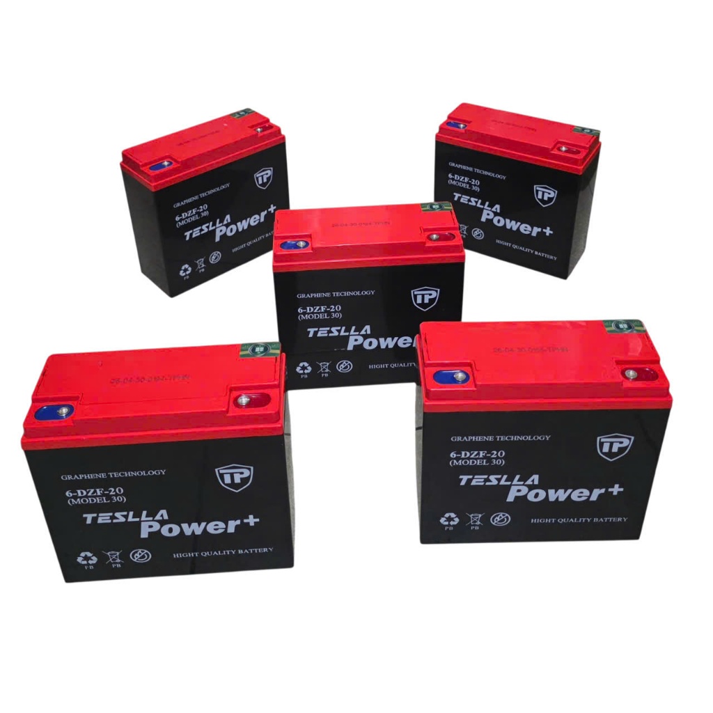 Combo 5 pin ắc quy xe máy điện 60V 20Ah TESLLA Model 30