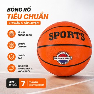 Bóng rổ size 3 5 7 cho trẻ em và người lớn chất liệu an toàn Bóng rổ học đường