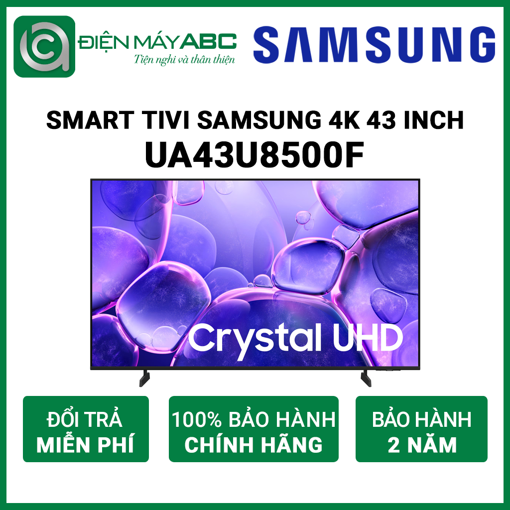 43U8500F - Smart Tivi Crystal UHD Samsung 4K 43 inch UA43U8500F - Hàng chính hãng