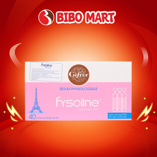 [MALL] Nhỏ Mắt Pháp Fysoline 0,9% Hộp 40 Ống Vệ Sinh Mắt Mũi Miệng Cho Bé - Bibo Mart
